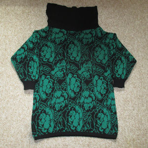 Rare Vintage 1980s Gitano Harajuku Floral Sweater